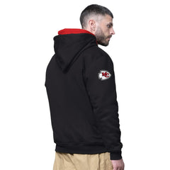 Kansas City Chiefs Starter Big Shot Full-Zip Double Hoodie - Black discount