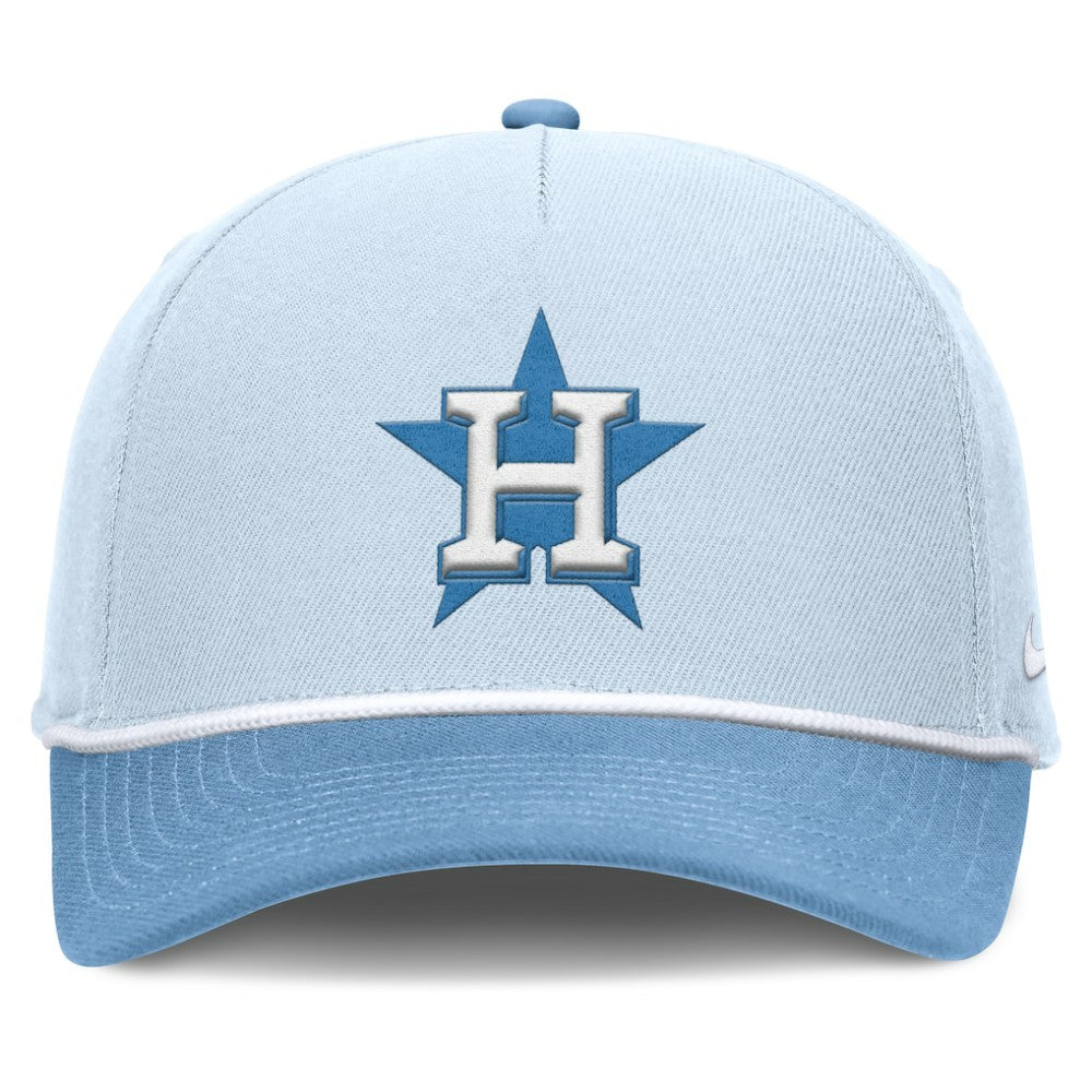 Houston Astros Rise Dri-Fit Adjustable Hat Light Blue