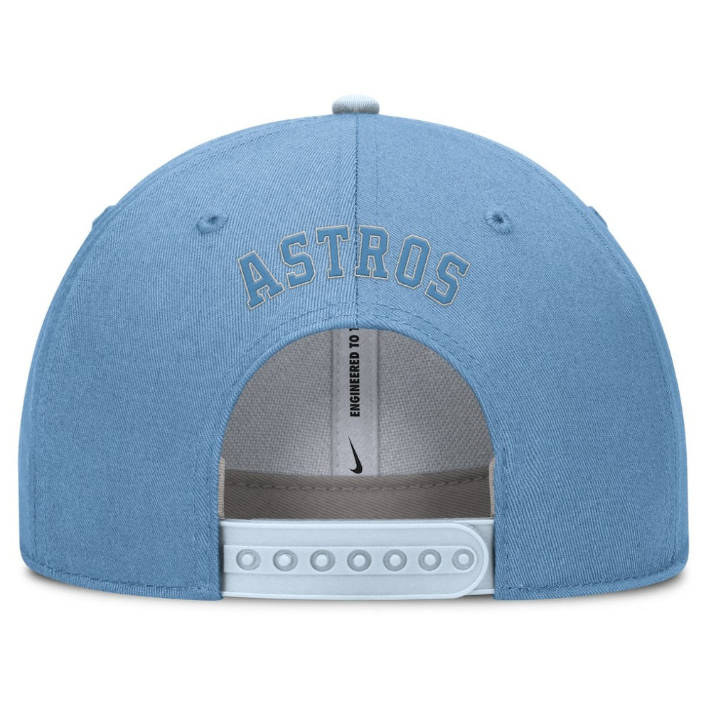 Houston Astros Rise Dri-Fit Adjustable Hat Light Blue