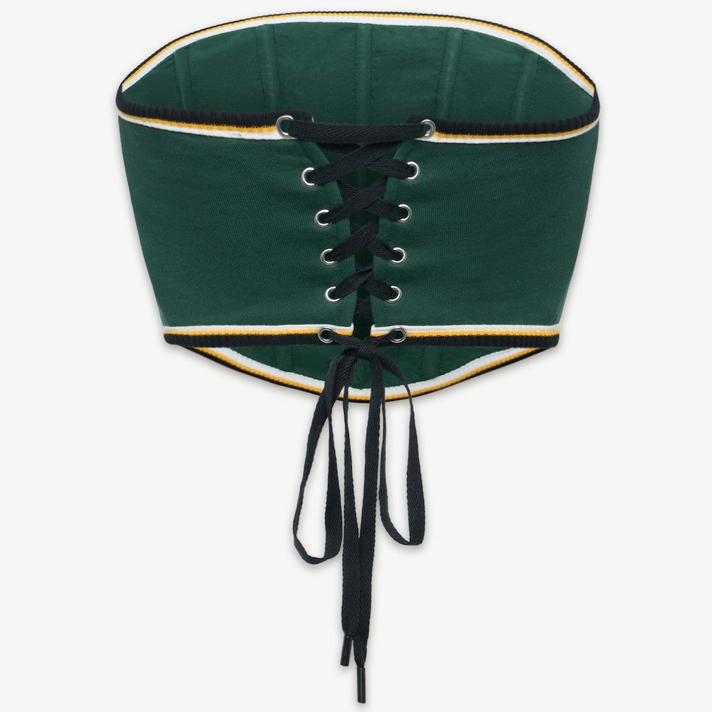 Green Bay Packers Off Season x NFL Women's Fleece Corset - Green outlet