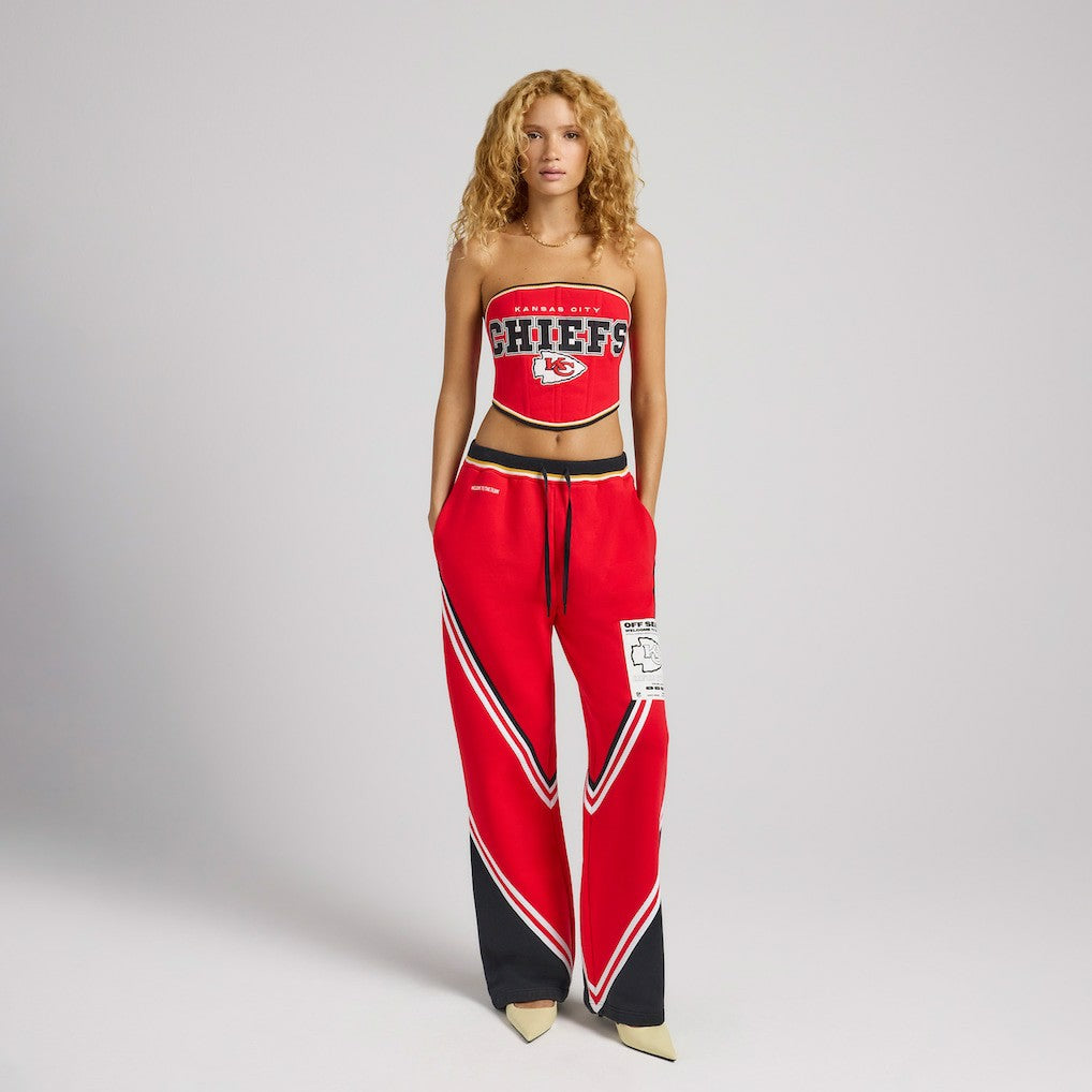 Kansas City Chiefs Off Season x NFL Women's Fleece Corset - Red sale
