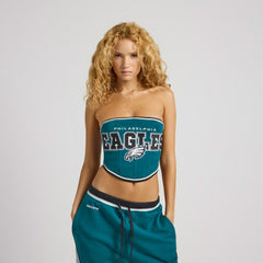 Philadelphia Eagles Off Season x NFL Women's Fleece Corset - Dark Green outlet