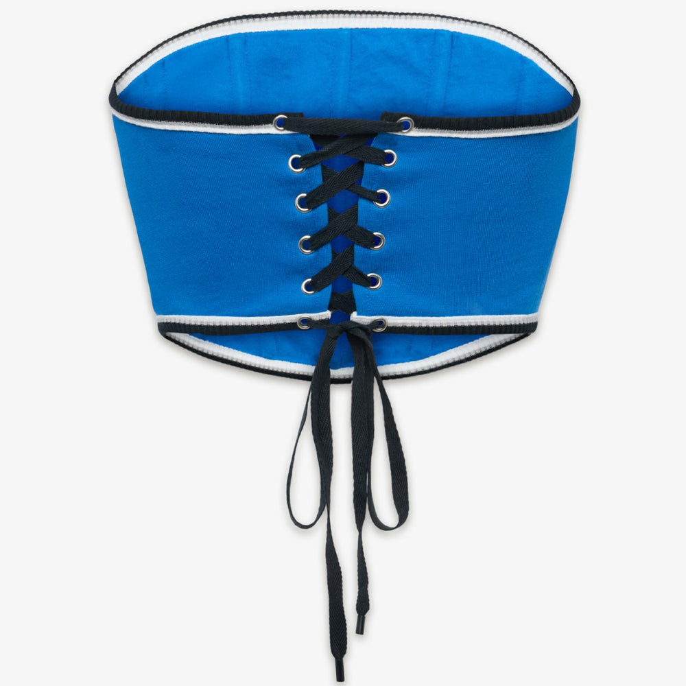Detroit Lions Off Season x NFL Women's Fleece Corset - Blue on sale
