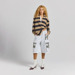 Green Bay Packers Off Season x NFL Women's Fleece Cargo Shorts - Heather Gray on sale
