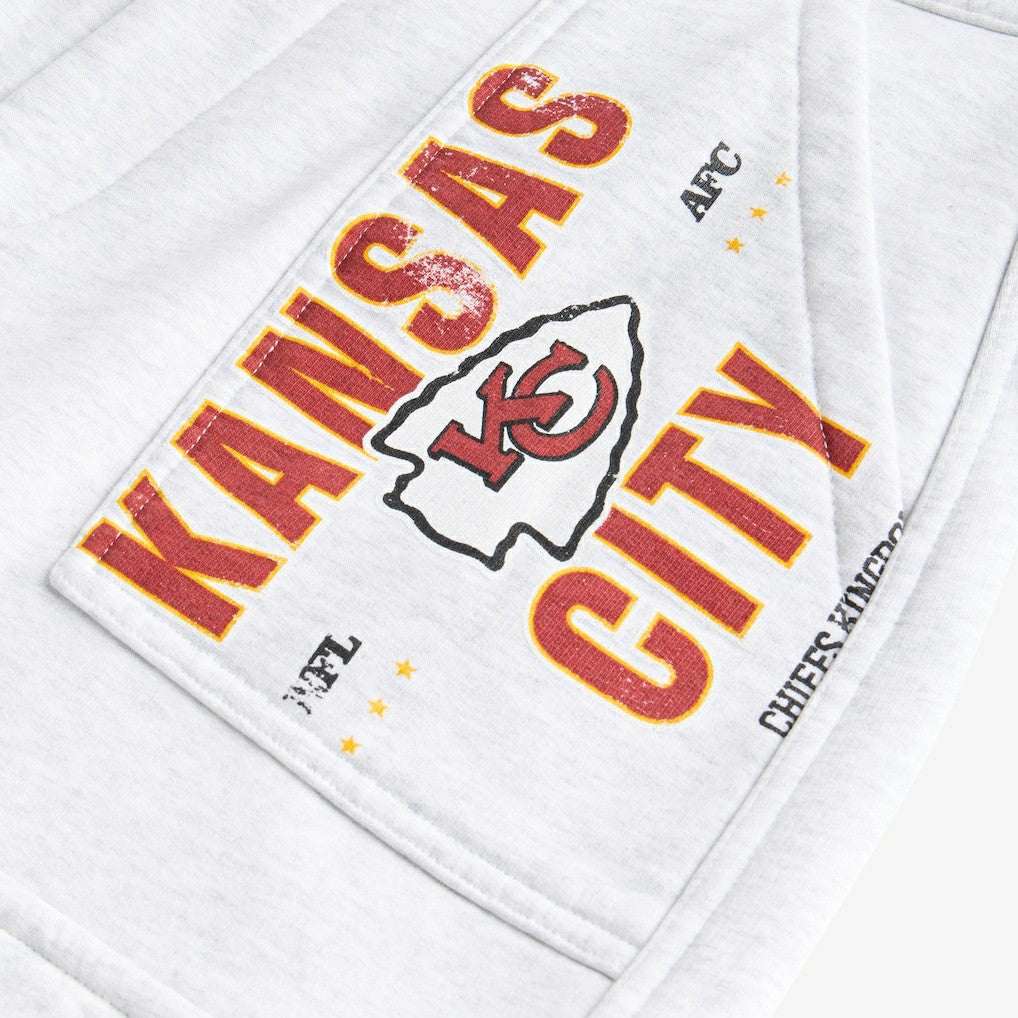 Kansas City Chiefs Off Season x NFL Women's Fleece Cargo Shorts - Heather Gray outlet