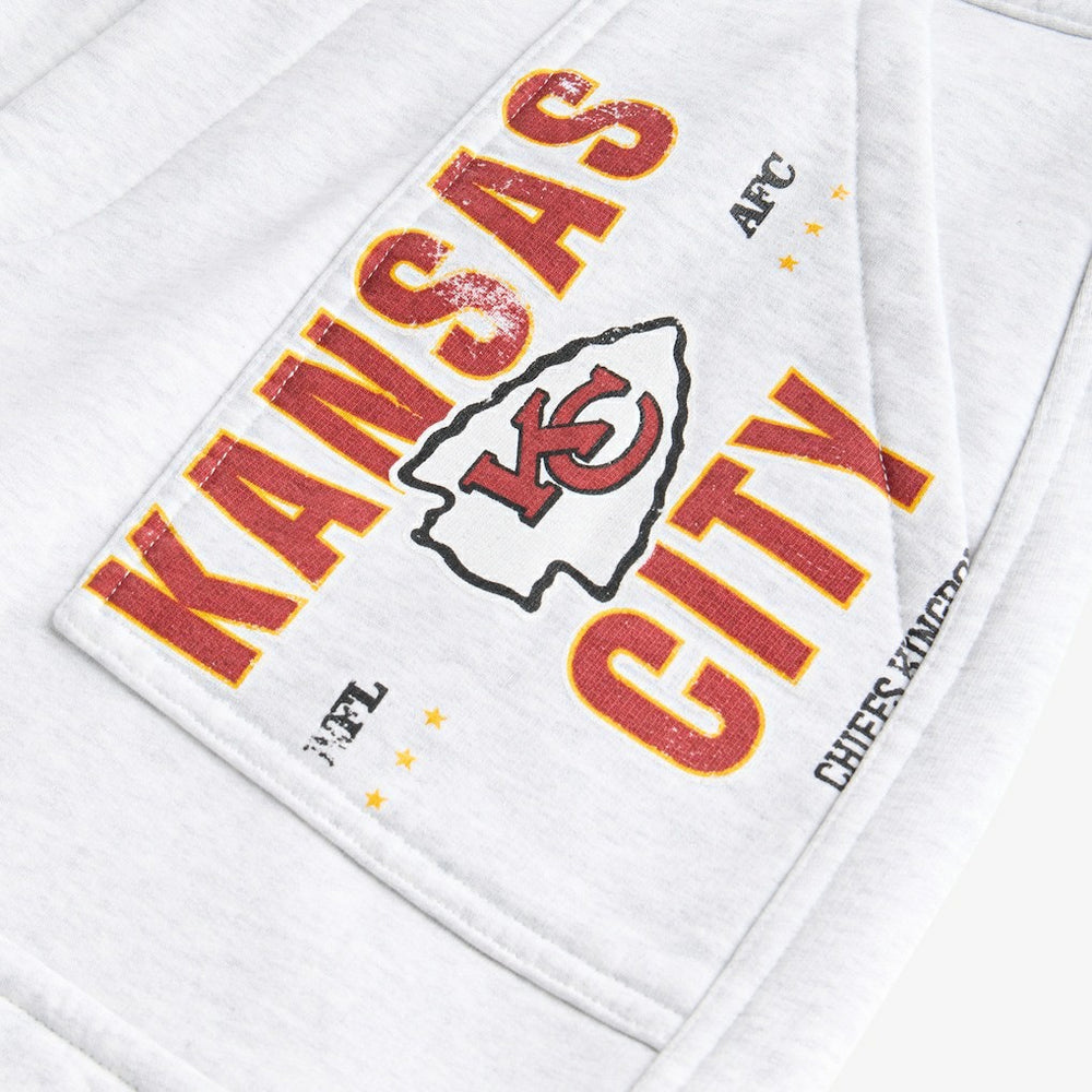 Kansas City Chiefs Off Season x NFL Women's Fleece Cargo Shorts - Heather Gray outlet