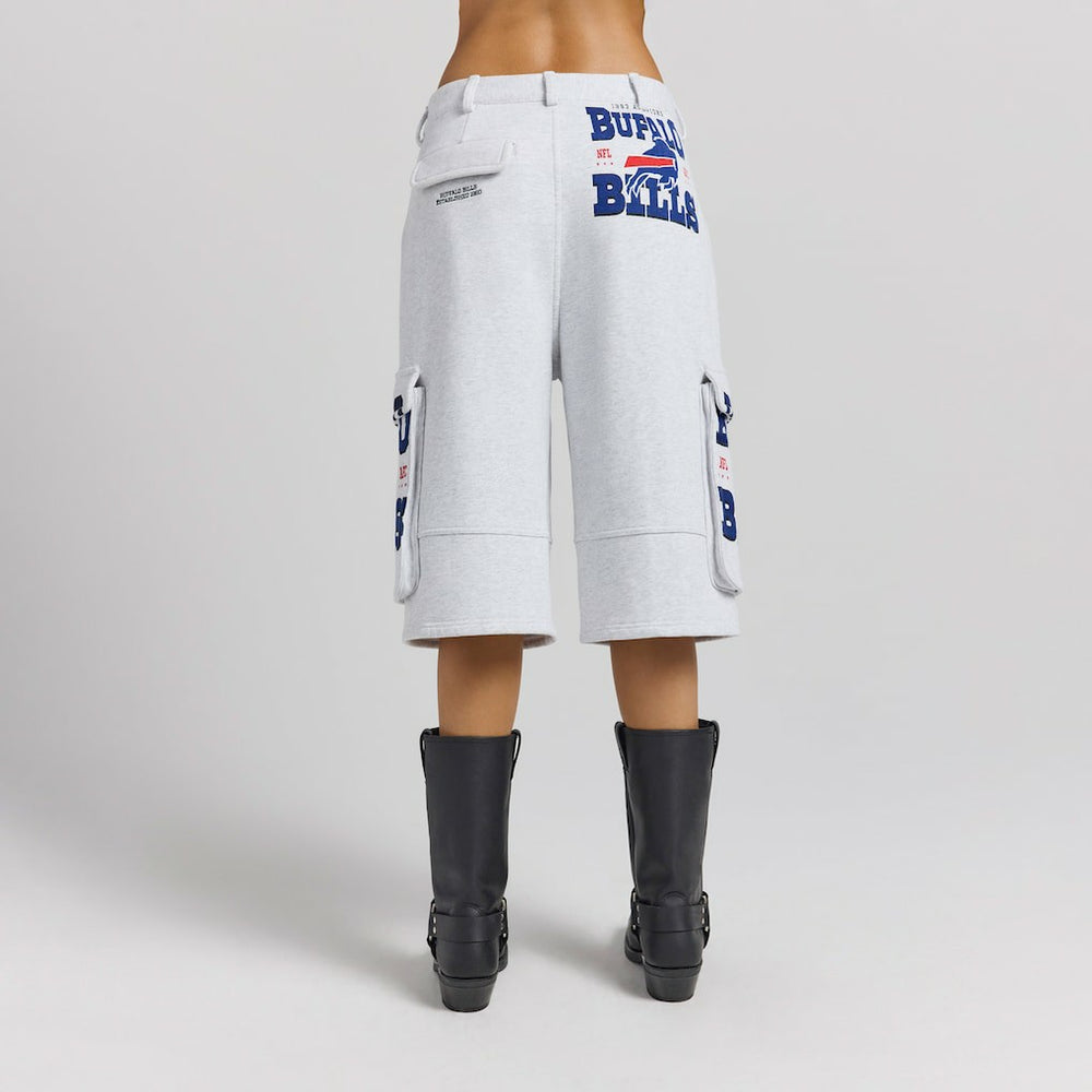 Buffalo Bills Off Season x NFL Women's Fleece Cargo Shorts - Heather Gray on sale