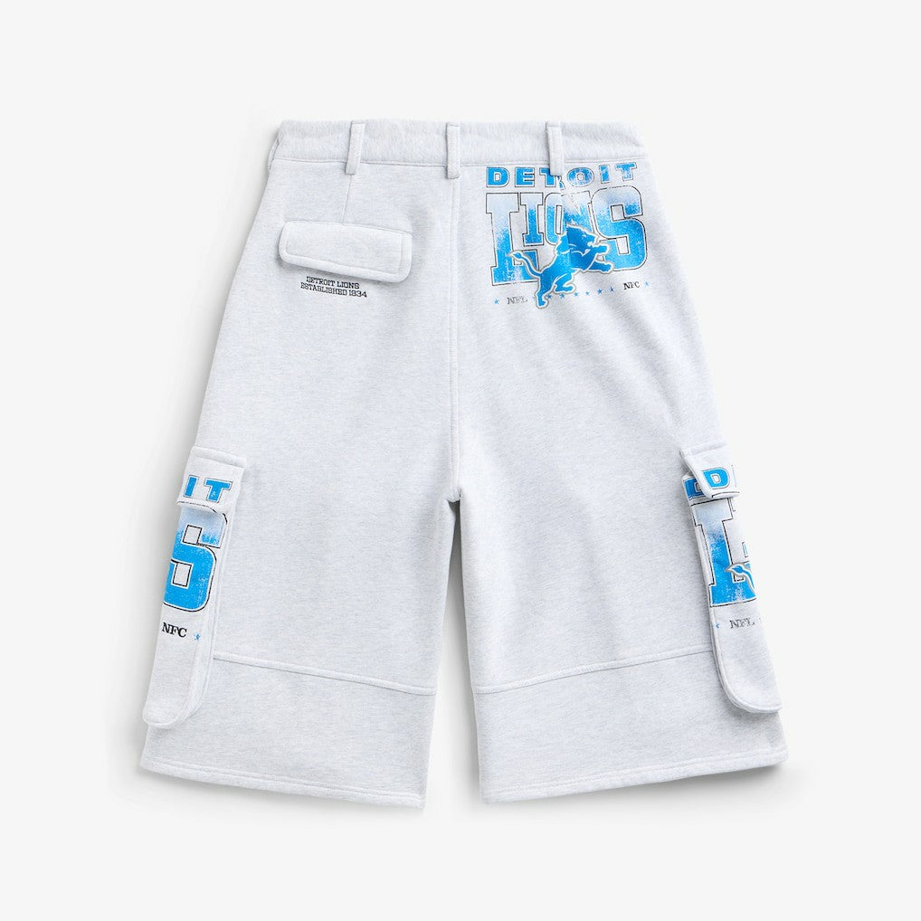 Detroit Lions Off Season x NFL Women's Fleece Cargo Shorts - Heather Gray sale