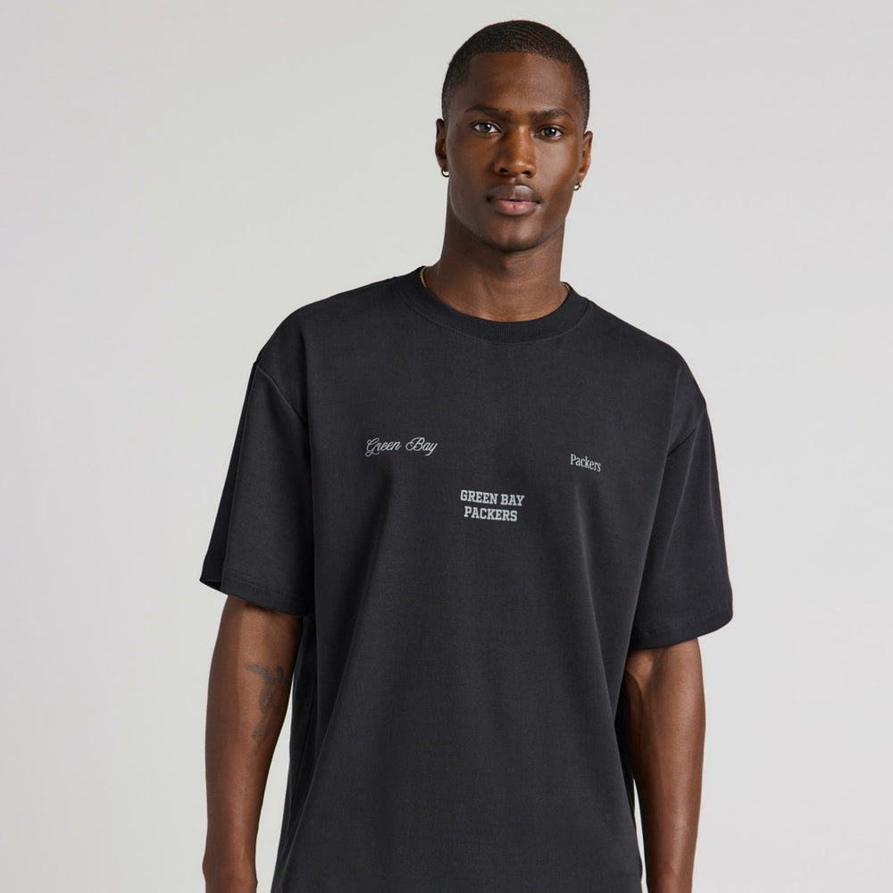 Green Bay Packers Off Season x NFL Unisex Graphic T-Shirt - Black for sale