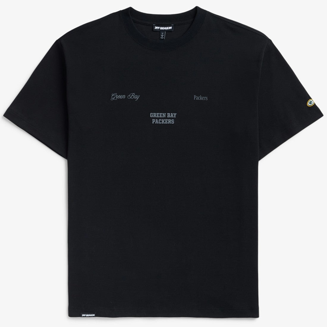 Green Bay Packers Off Season x NFL Unisex Graphic T-Shirt - Black for sale