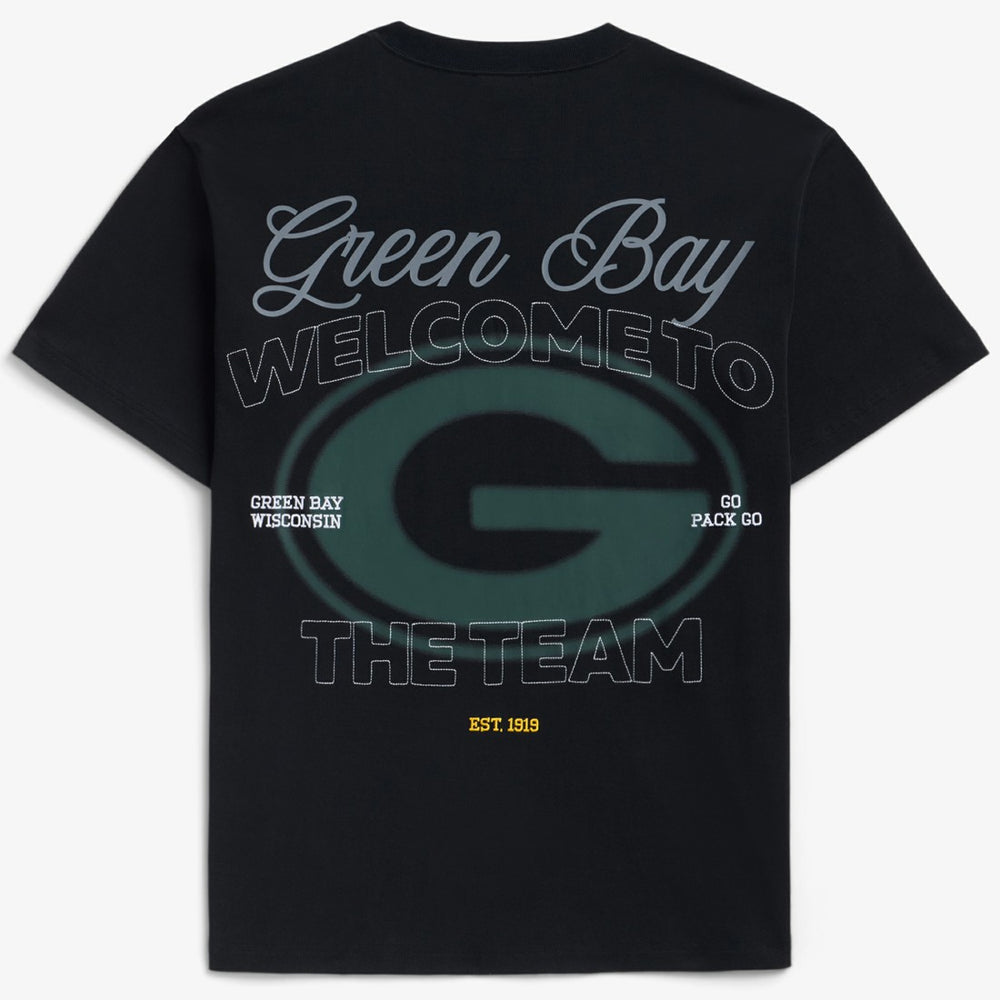 Green Bay Packers Off Season x NFL Unisex Graphic T-Shirt - Black for sale