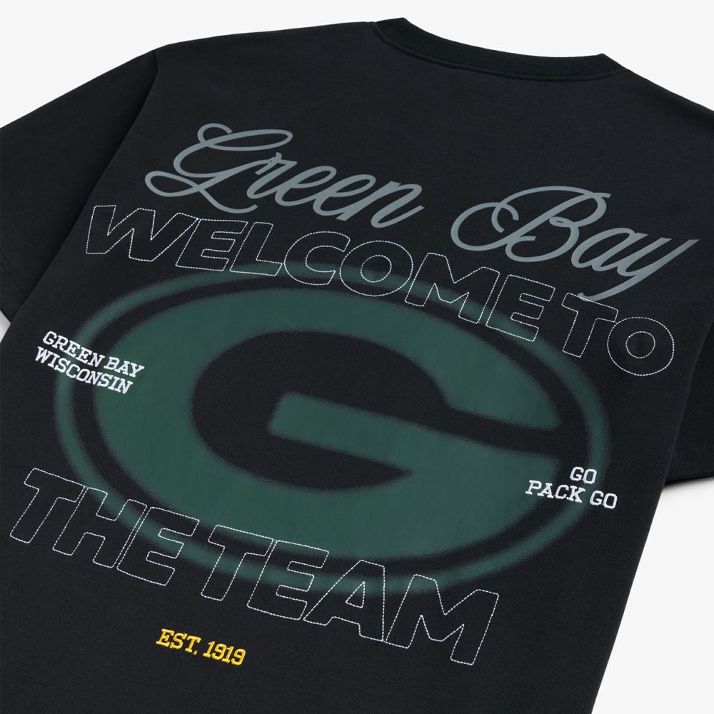 Green Bay Packers Off Season x NFL Unisex Graphic T-Shirt - Black for sale