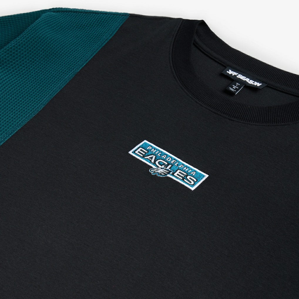 Philadelphia Eagles Off Season x NFL Unisex Spliced T-Shirt - Black outlet
