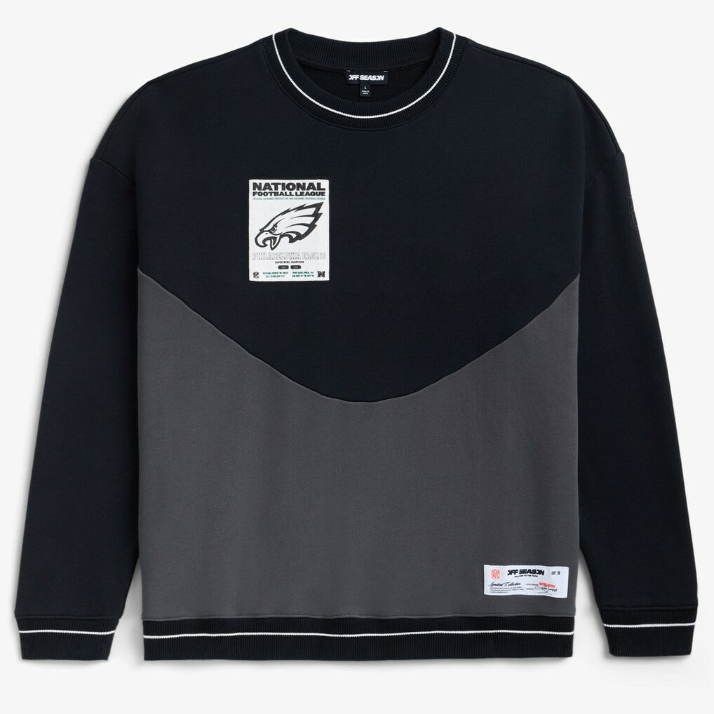 Philadelphia Eagles Off Season x NFL Unisex Fleece Sweatshirt - Black on sale