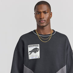 Buffalo Bills Off Season x NFL Unisex Fleece Sweatshirt - Black for sale
