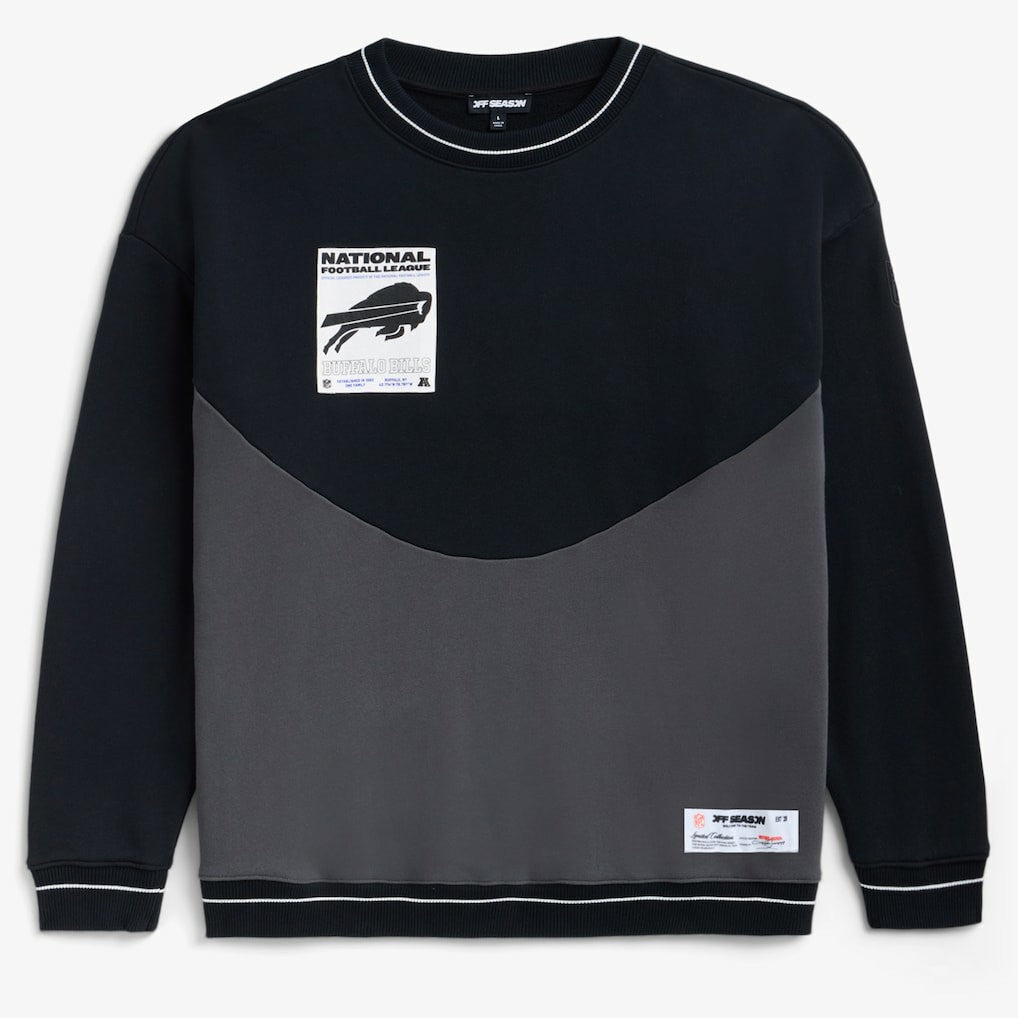 Buffalo Bills Off Season x NFL Unisex Fleece Sweatshirt - Black for sale