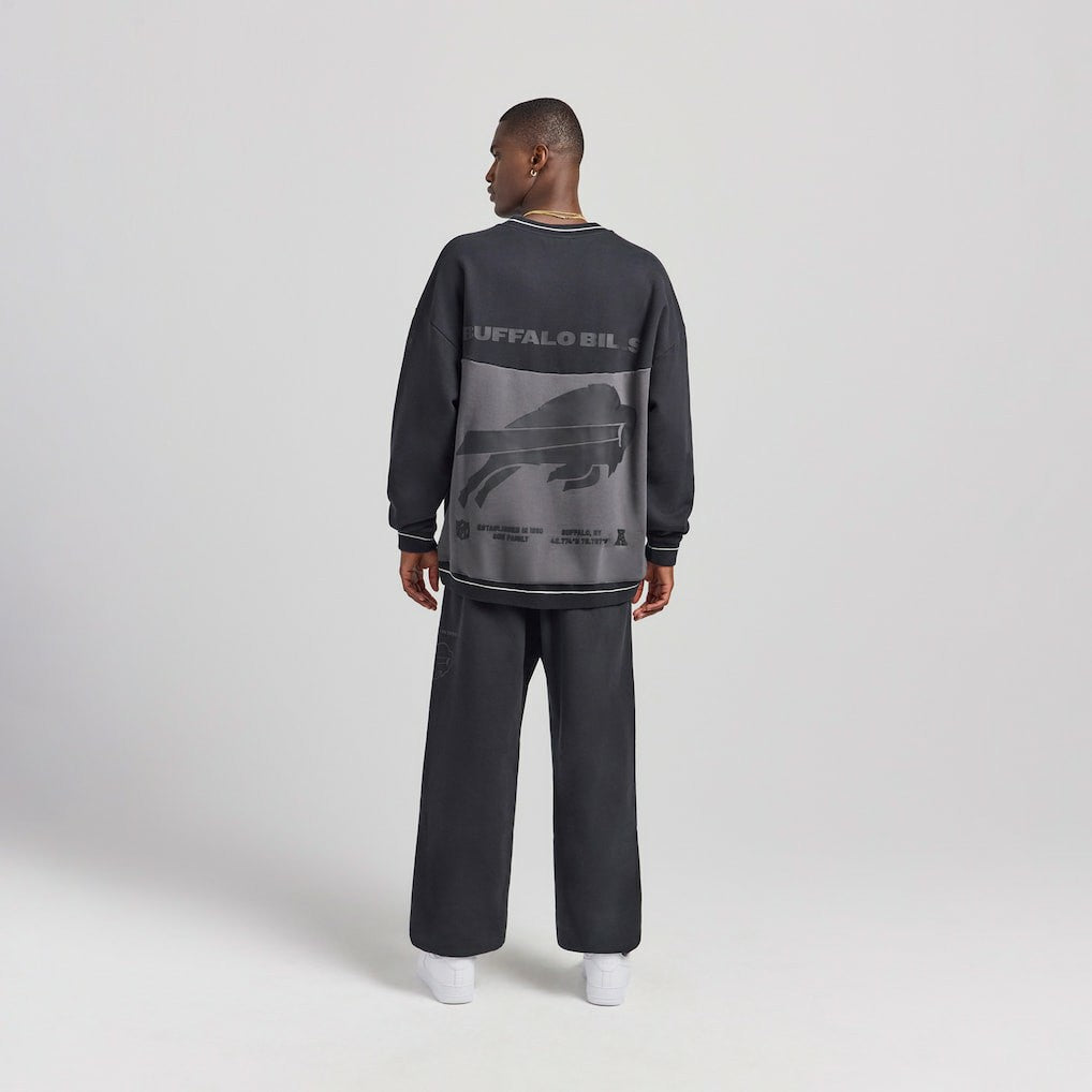 Buffalo Bills Off Season x NFL Unisex Fleece Sweatshirt - Black for sale