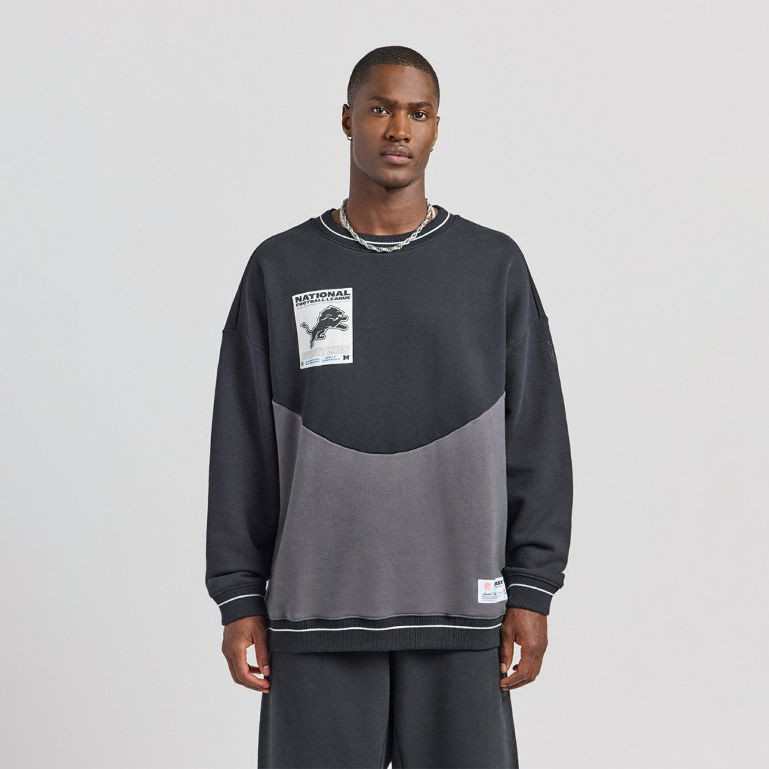Detroit Lions Off Season x NFL Unisex Fleece Sweatshirt - Black discount