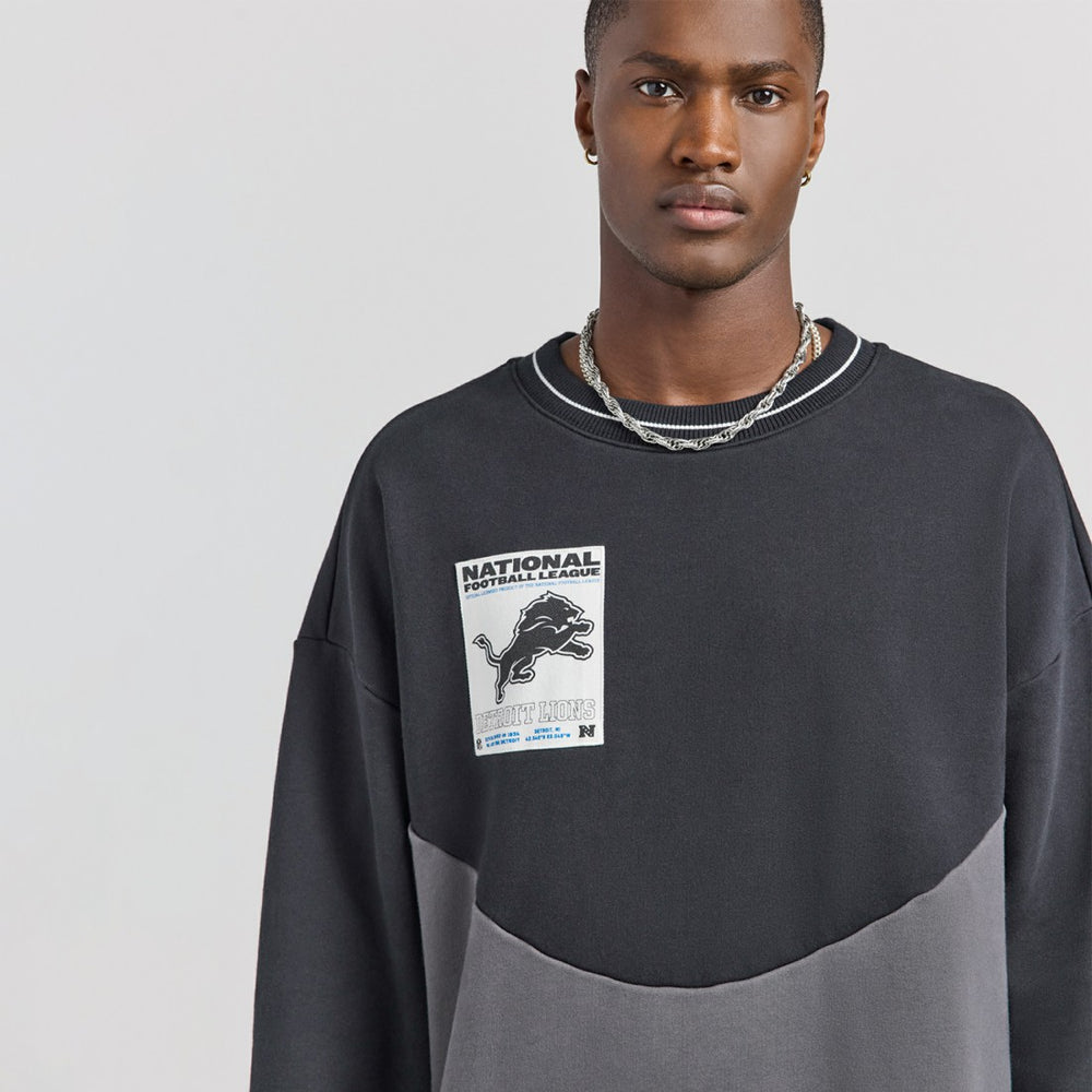 Detroit Lions Off Season x NFL Unisex Fleece Sweatshirt - Black discount