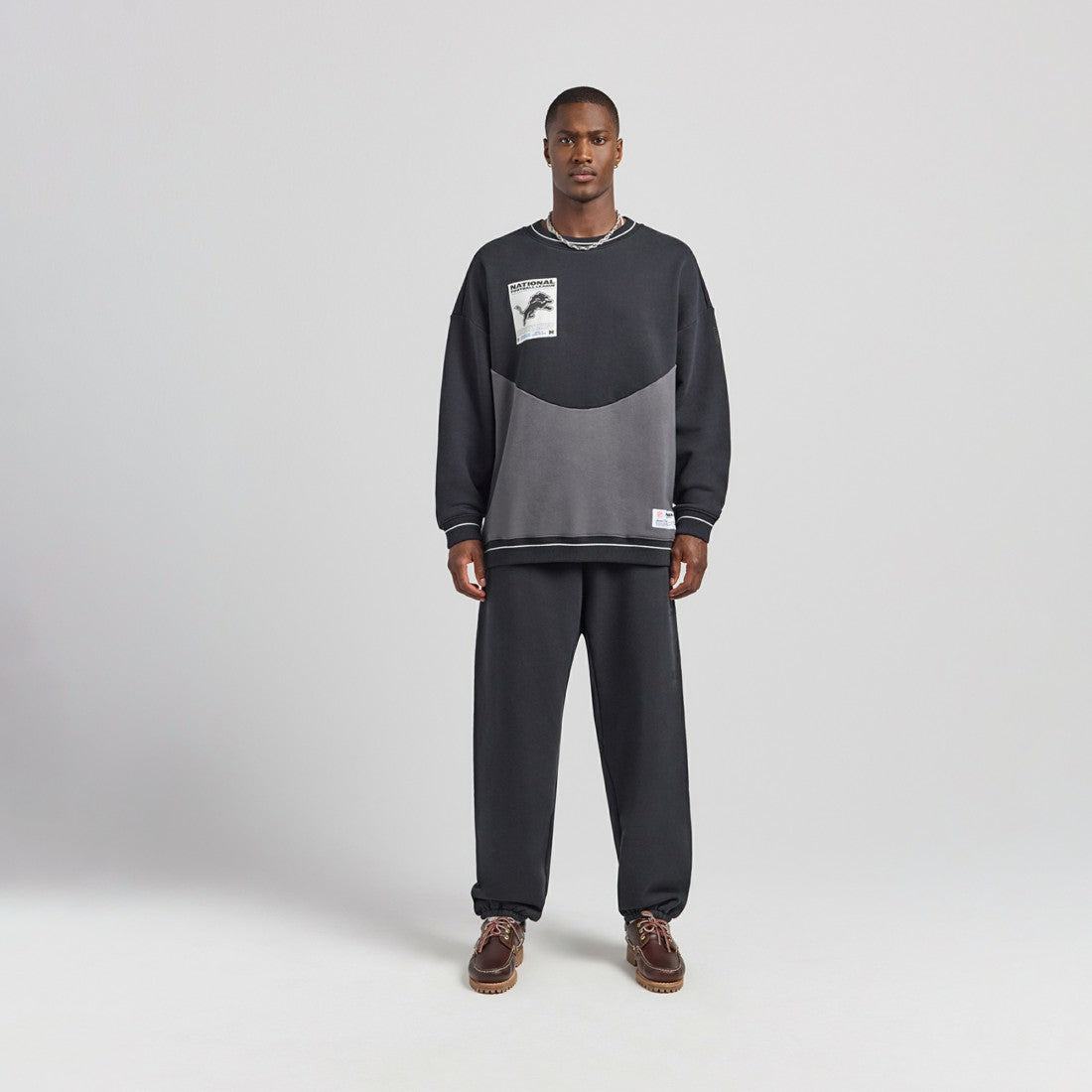 Detroit Lions Off Season x NFL Unisex Fleece Sweatshirt - Black discount