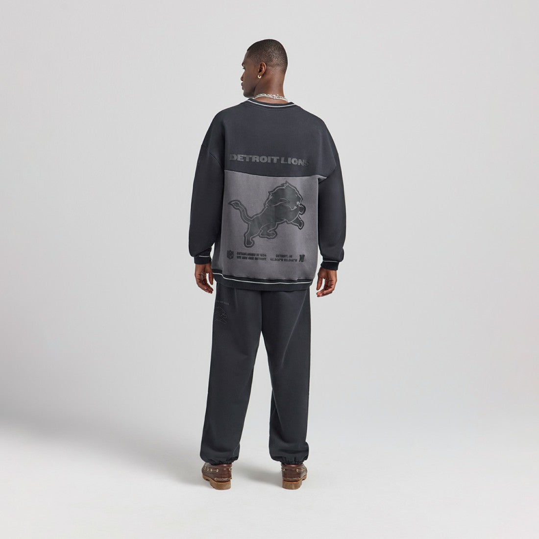Detroit Lions Off Season x NFL Unisex Fleece Sweatshirt - Black discount
