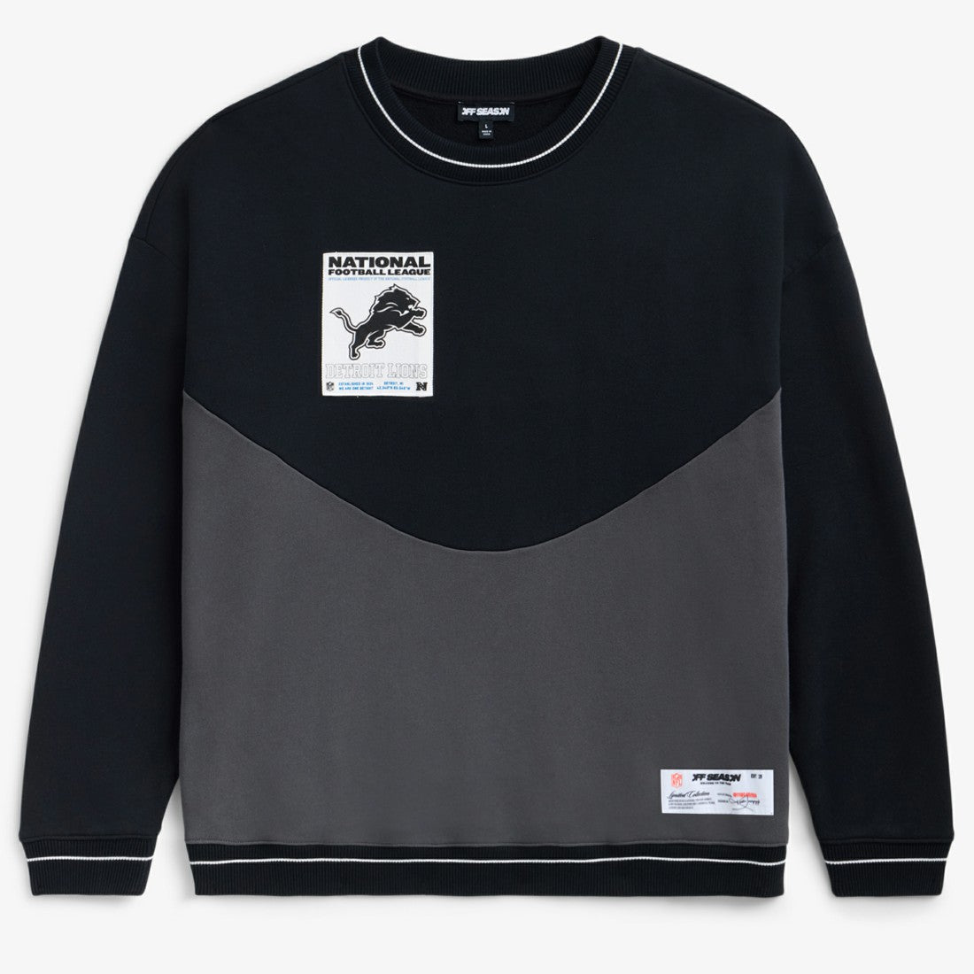Detroit Lions Off Season x NFL Unisex Fleece Sweatshirt - Black discount