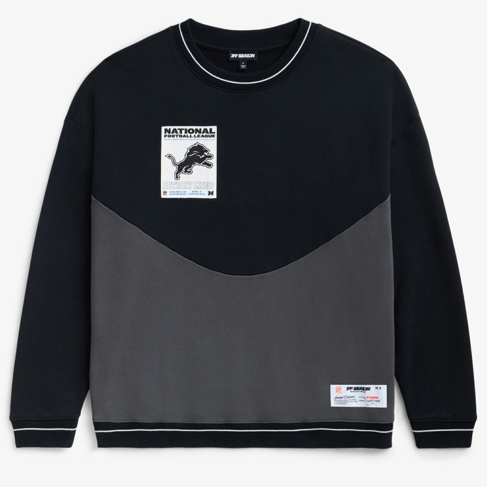 Detroit Lions Off Season x NFL Unisex Fleece Sweatshirt - Black discount