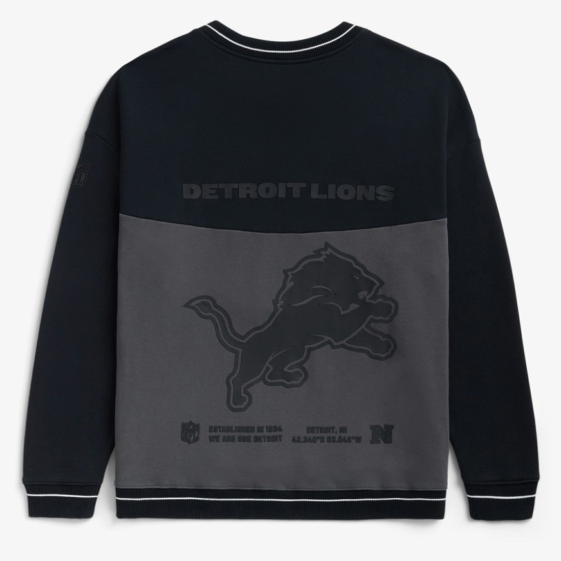 Detroit Lions Off Season x NFL Unisex Fleece Sweatshirt - Black discount