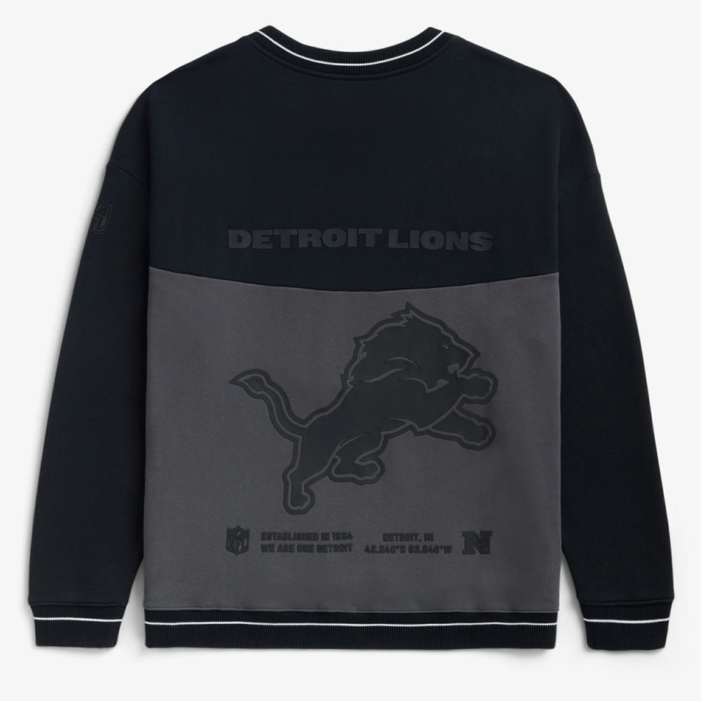 Detroit Lions Off Season x NFL Unisex Fleece Sweatshirt - Black discount