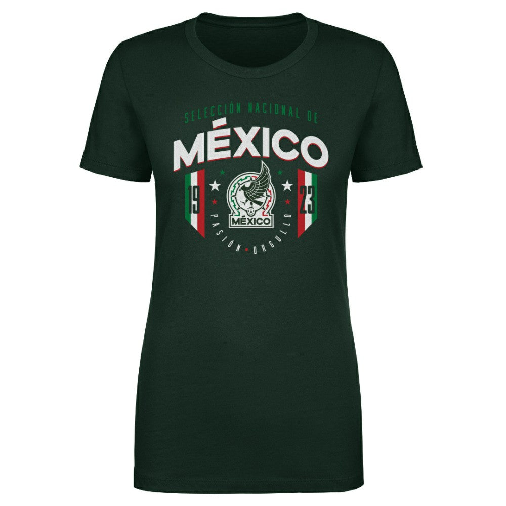 Mexico National Team 500 Level Women's 1923 T-Shirt - Forest Green shop