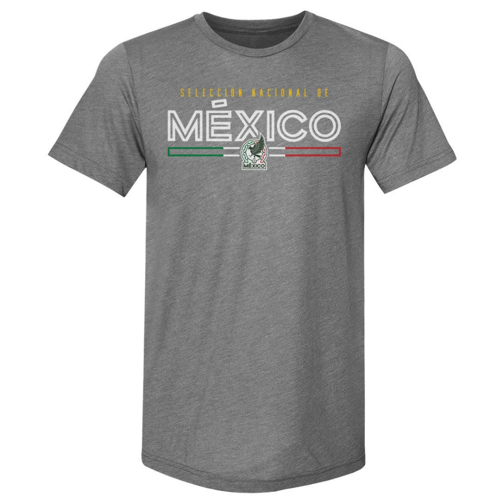 Mexico National Team 500 Level Inline Premium Tri-Blend T-Shirt - Gray sale