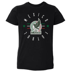 Mexico National Team 500 Level Toddler  Futbol T-Shirt for sale - Black