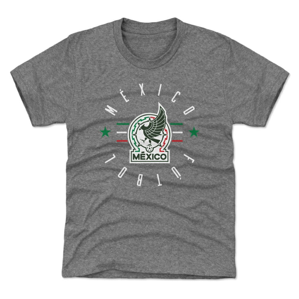 Mexico National Team 500 Level Youth Futbol T-Shirt - Gray for sale