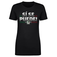 Mexico National Team 500 Level Women's Si Se Puede T-Shirt - Black discount