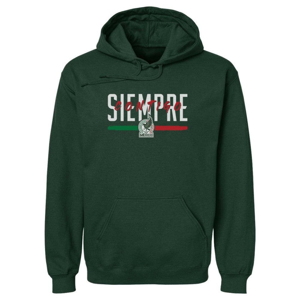 Mexico National Team 500 Level Siempre Contigo Pullover Hoodie - Dark Green shop