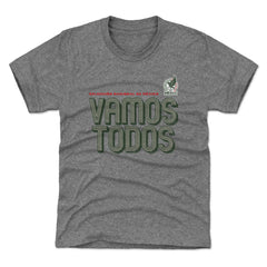 Mexico National Team 500 Level Youth Vamos Todos Inline Bold T-Shirt - Gray cheap