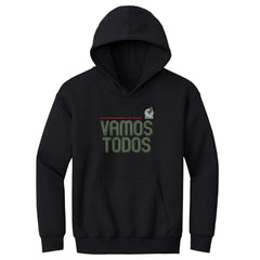 Mexico National Team 500 Level Youth Vamos Todos Inline Bold Pullover Hoodie - Black cheap