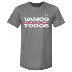 Mexico National Team 500 Level Vamos Todos Premium Tri-Blend T-Shirt - Gray discount