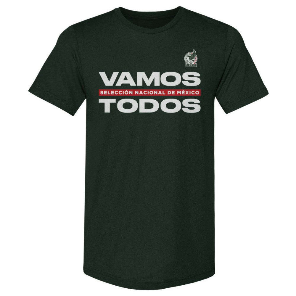 Mexico National Team 500 Level Vamos Todos Premium Tri-Blend T-Shirt - Dark Green sale