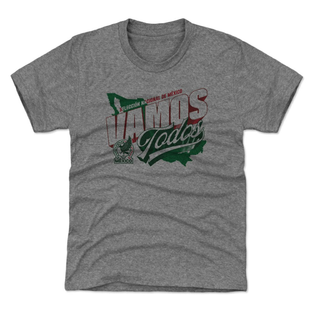 Mexico National Team 500 Level Youth Vamos Todos Country T-Shirt - Gray discount