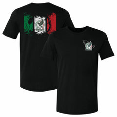 Mexico National Team 500 Level Grunge Flag F&B T-Shirt - Black online