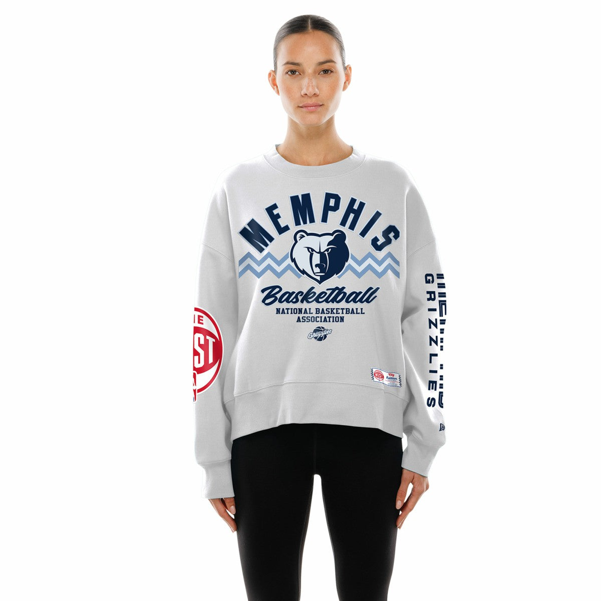 Memphis Grizzlies Women's 2025/26 City Edition Sweatshirt - White on sale