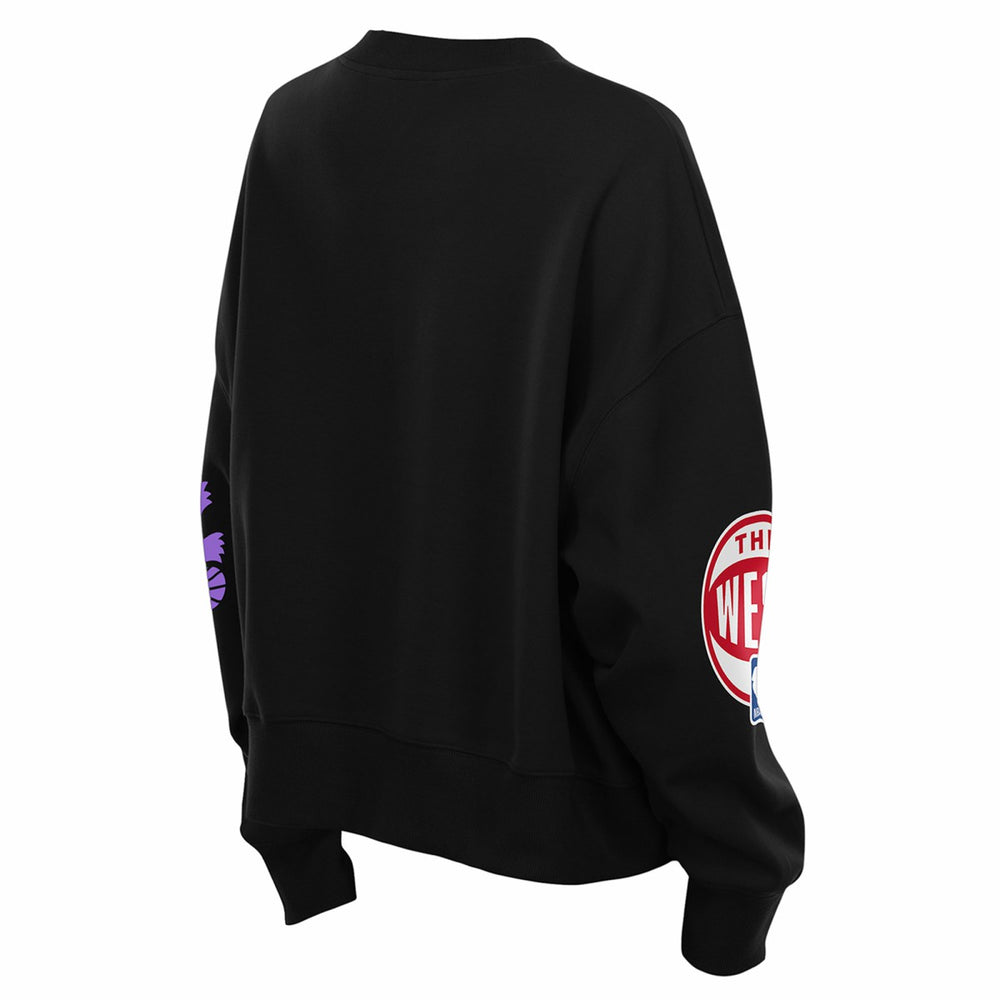 Sacramento Kings Women's 2025/26 City Edition Sweatshirt - Black on sale