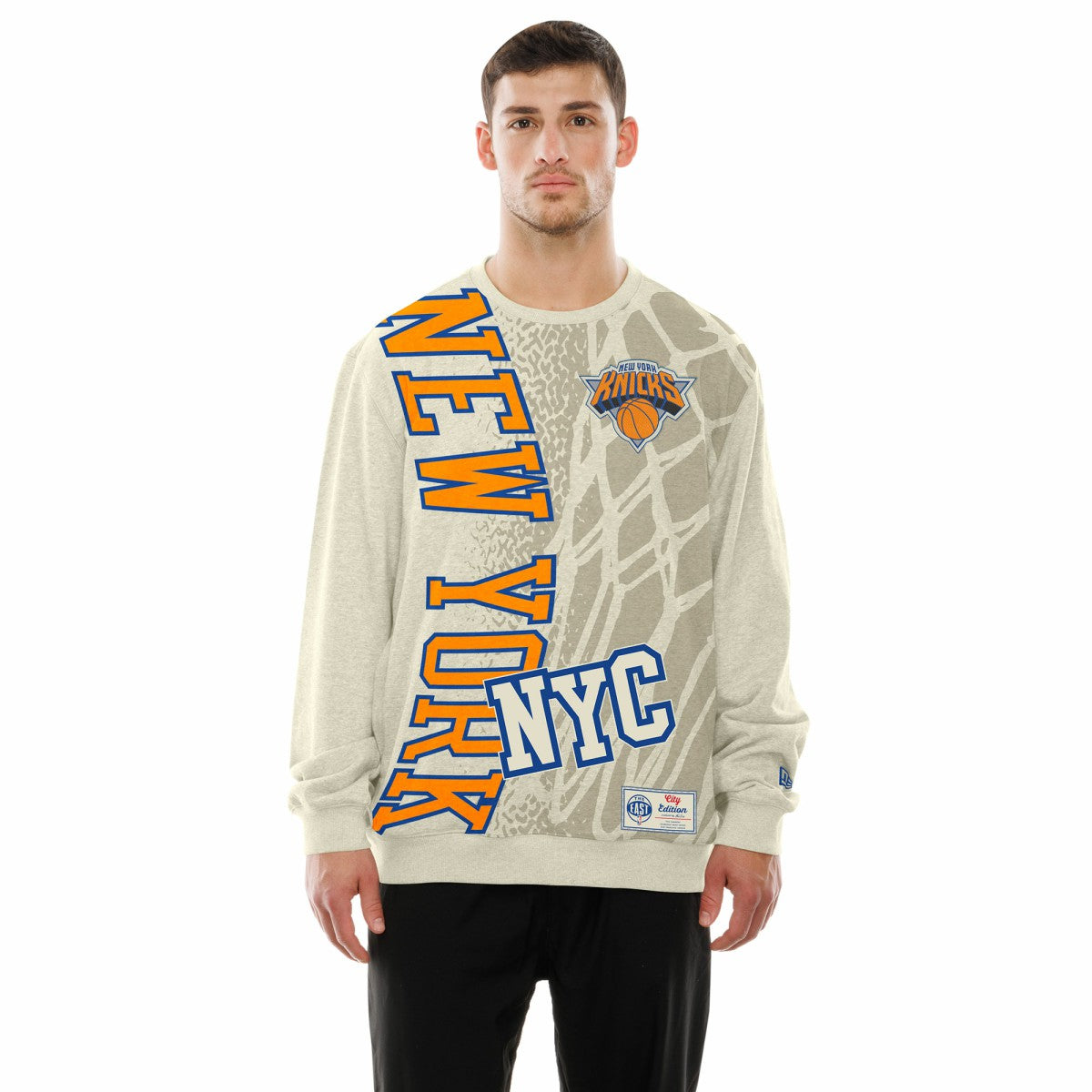 New York Knicks 2025/26 City Edition Sweatshirt - Tan on sale