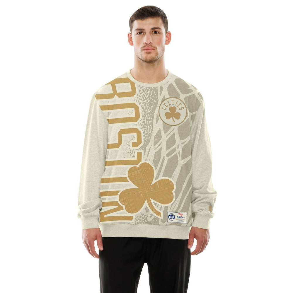 Boston Celtics 2025/26 City Edition Sweatshirt - Tan outlet
