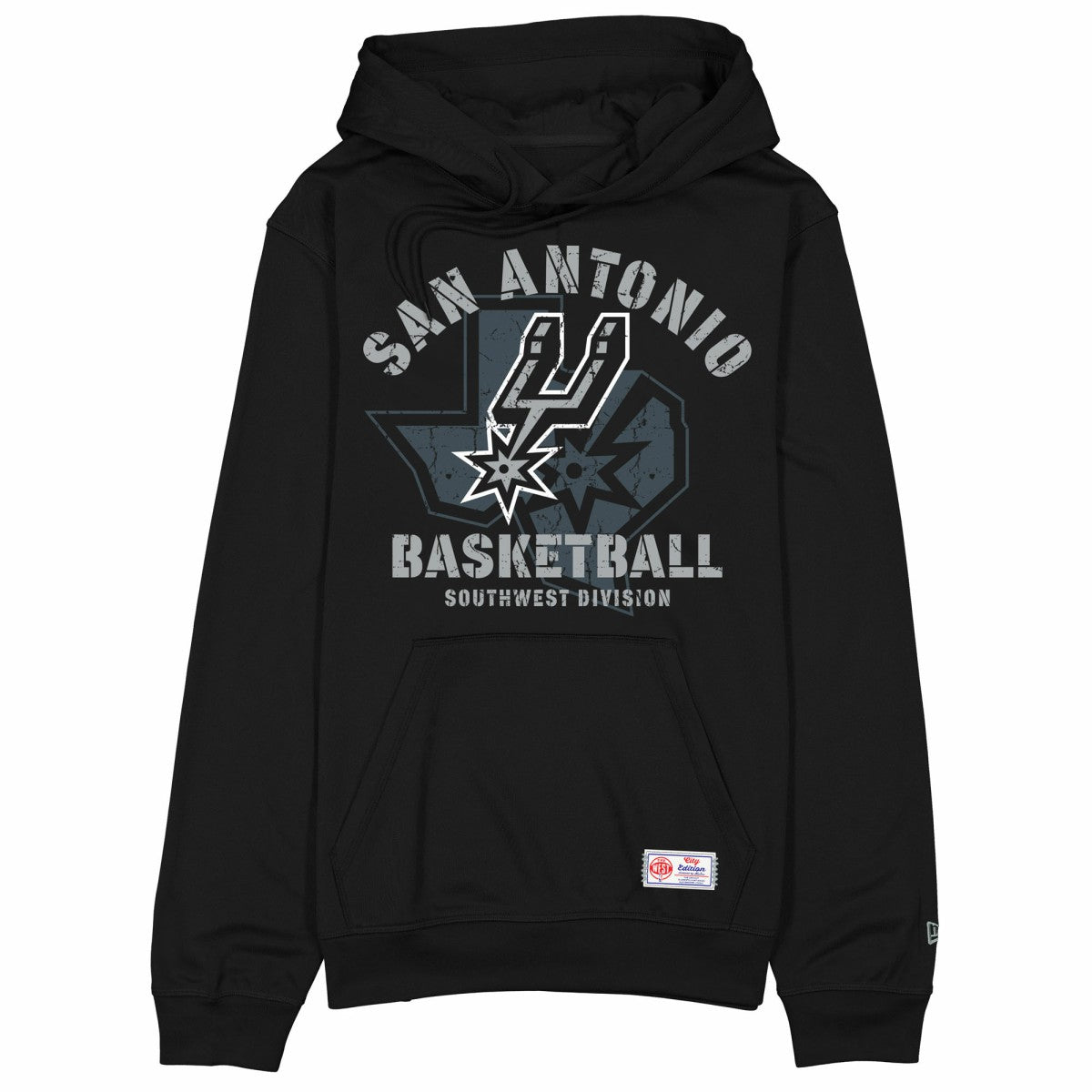 San Antonio Spurs 2025/26 City Edition Fleece Hoodie - Black cheap