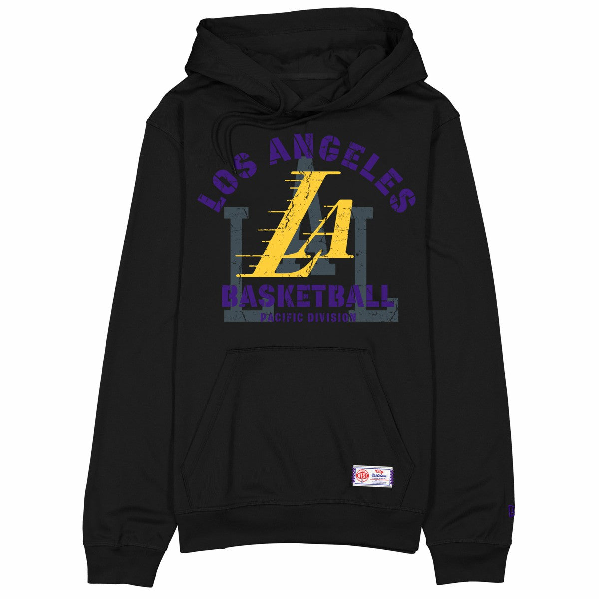 Los Angeles Lakers 2025/26 City Edition Fleece Hoodie - Black on sale