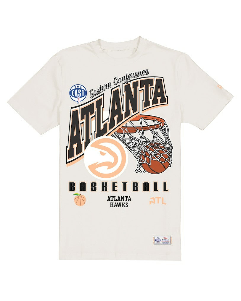 Atlanta Hawks Oversized City Edition Remix Vintage T-Shirt - Cream outlet