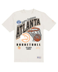 Atlanta Hawks Oversized City Edition Remix Vintage T-Shirt - Cream outlet