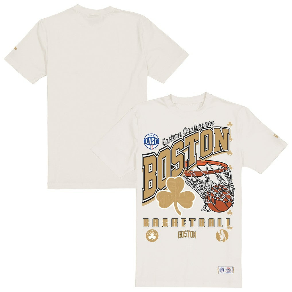 Boston Celtics Oversized City Edition Remix Vintage T-Shirt - Cream outlet